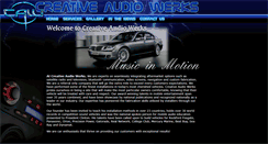 Desktop Screenshot of creativeaudiowerks.com